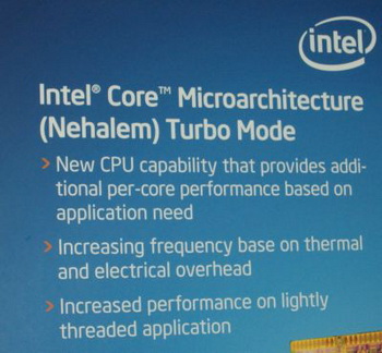 Nehalem turbo